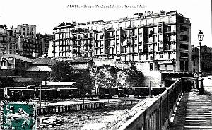 ALGER-AGHA - RAMPE ARRIERE-PORT - 1910
